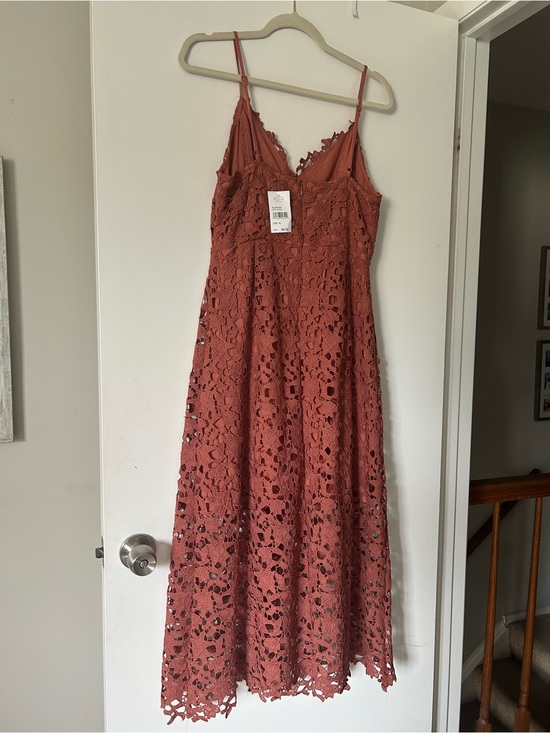 Astr Dresses & Skirts - Astr Terracotta Lace Maxi Dress